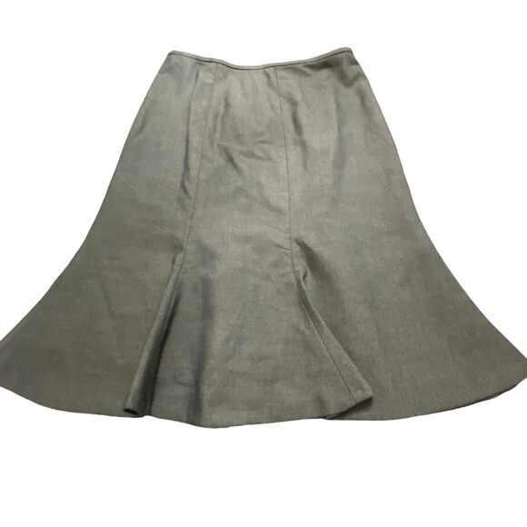 Anne Klein Women Dress Suit Mocha Brown Trumpet Skirt Zipper Size 4 - Picture 4 of 9